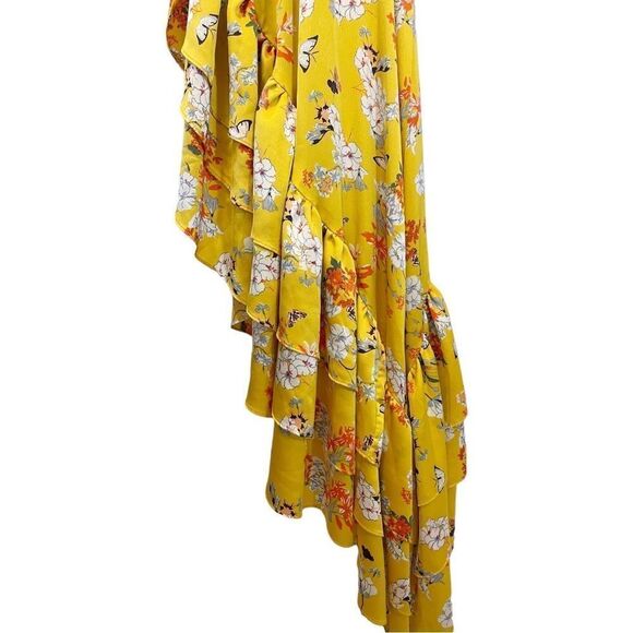 Bronx & Banco Narciss Yellow Floral Maxi Dress in Size S/US4 - Picture 12 of 13